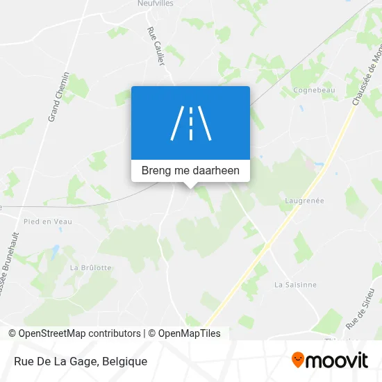 Rue De La Gage kaart