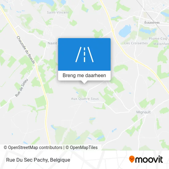 Rue Du Sec Pachy kaart