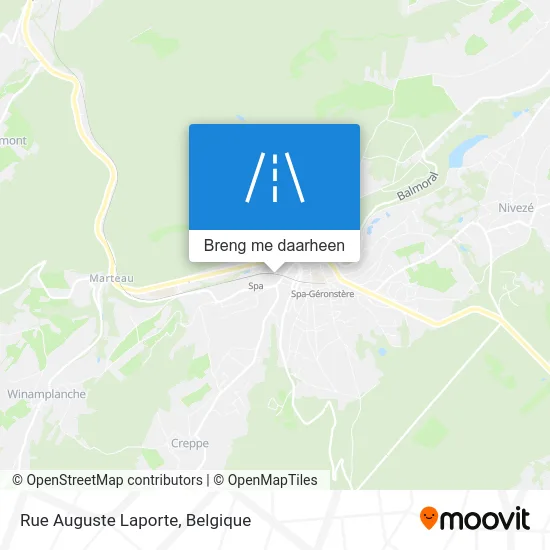 Rue Auguste Laporte kaart