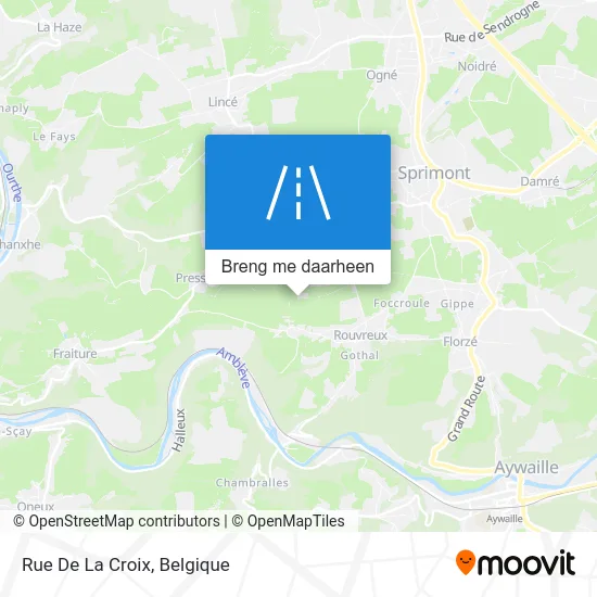 Rue De La Croix kaart