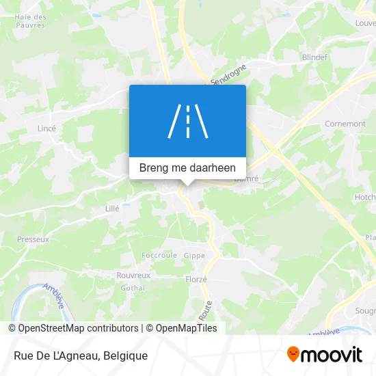 Rue De L'Agneau kaart