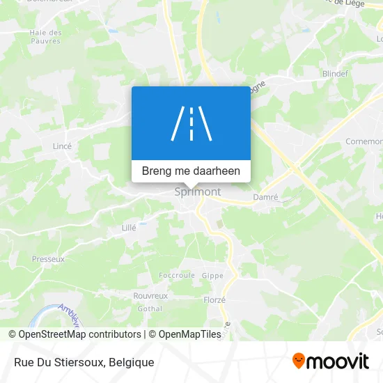 Rue Du Stiersoux kaart