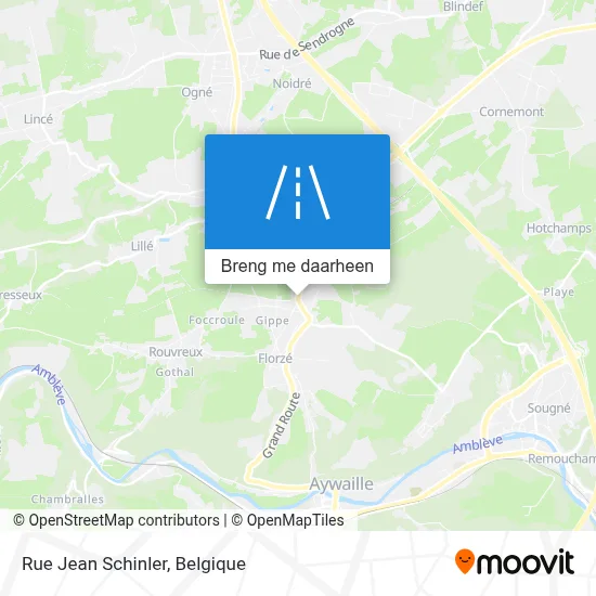 Rue Jean Schinler kaart