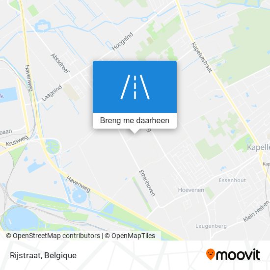 Rijstraat kaart