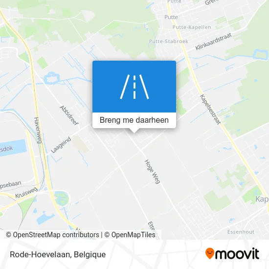 Rode-Hoevelaan kaart