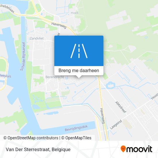 Van Der Sterrestraat kaart