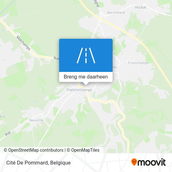 Cité De Pommard kaart