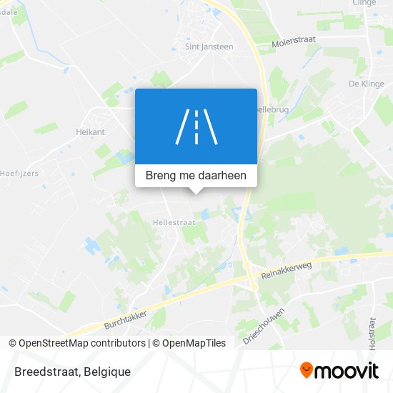 Breedstraat kaart