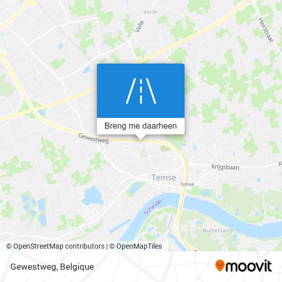 Gewestweg kaart