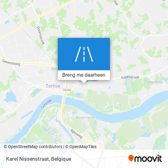 Karel Nissenstraat kaart