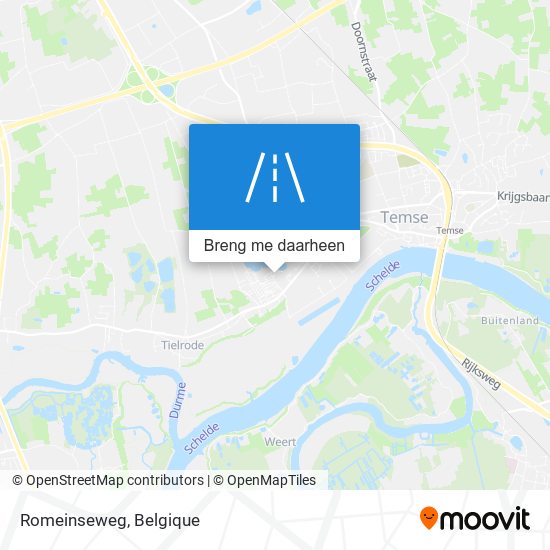 Romeinseweg kaart