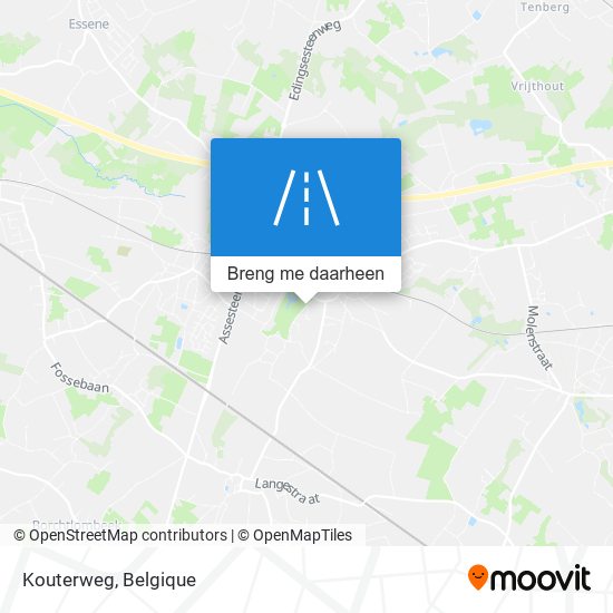 Kouterweg kaart