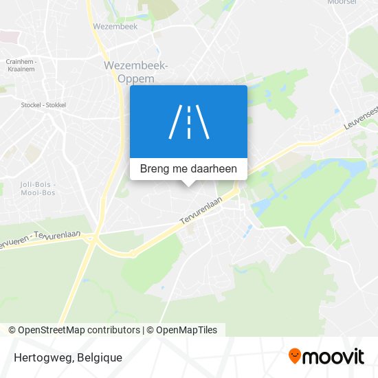 Hertogweg kaart