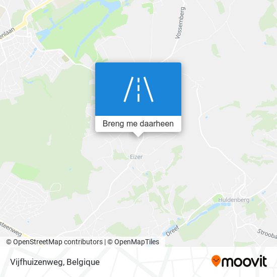 Vijfhuizenweg kaart