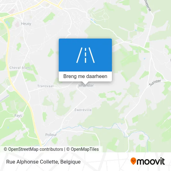 Rue Alphonse Collette kaart