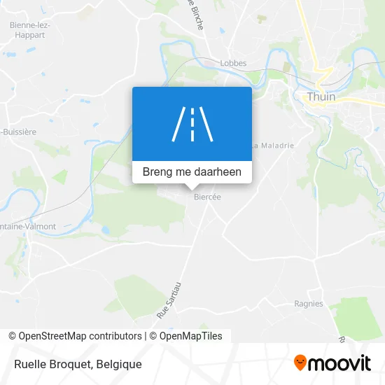 Ruelle Broquet kaart