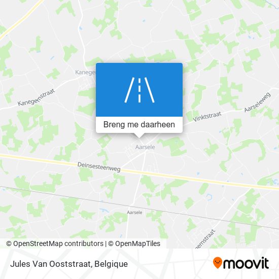 Jules Van Ooststraat kaart