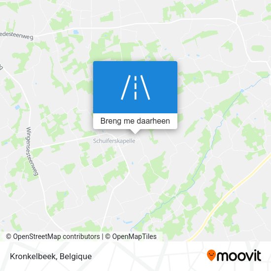 Kronkelbeek kaart