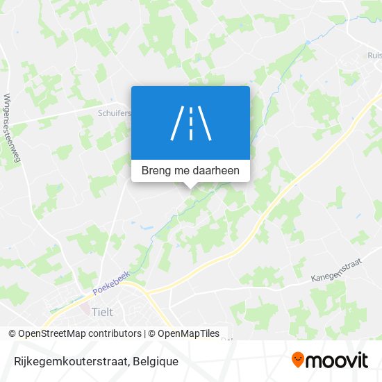 Rijkegemkouterstraat kaart