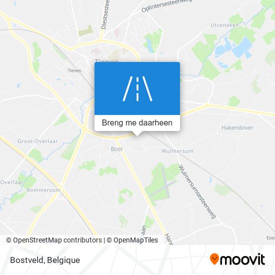 Bostveld kaart