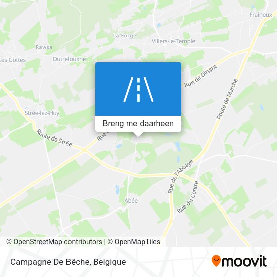 Campagne De Bêche kaart