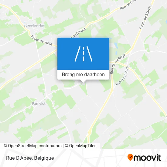 Rue D'Abée kaart