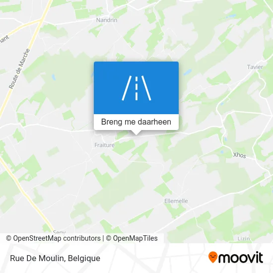 Rue De Moulin kaart