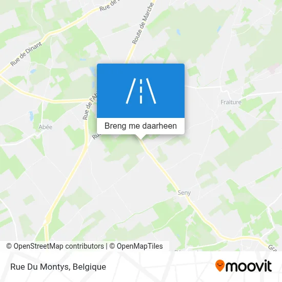 Rue Du Montys kaart
