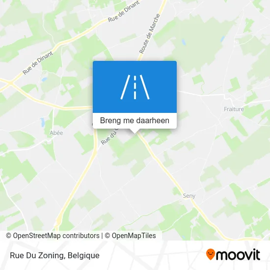 Rue Du Zoning kaart