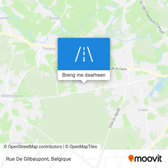 Rue De Gilbaupont kaart