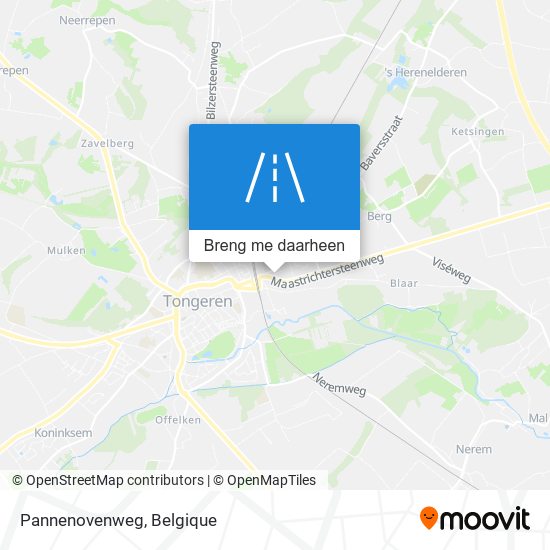 Pannenovenweg kaart