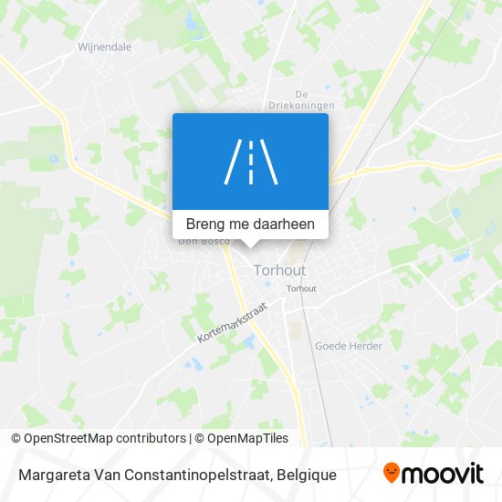 Margareta Van Constantinopelstraat kaart