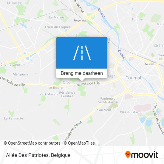 Allée Des Patriotes kaart