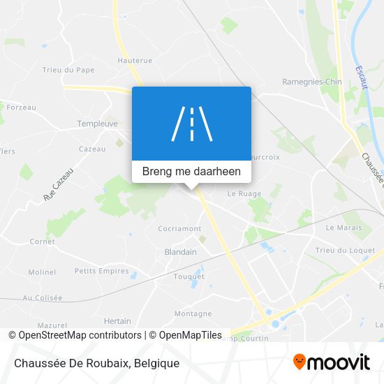 Chaussée De Roubaix kaart
