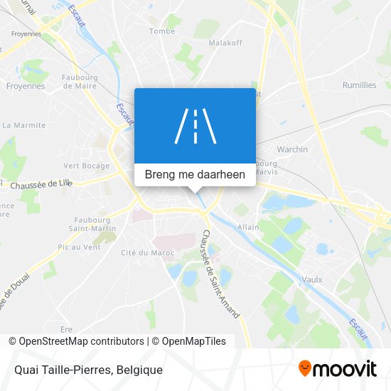 Quai Taille-Pierres kaart