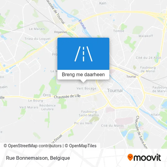 Rue Bonnemaison kaart