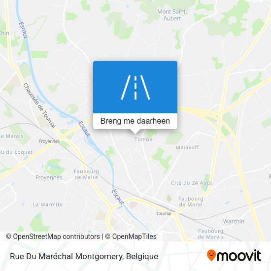 Rue Du Maréchal Montgomery kaart
