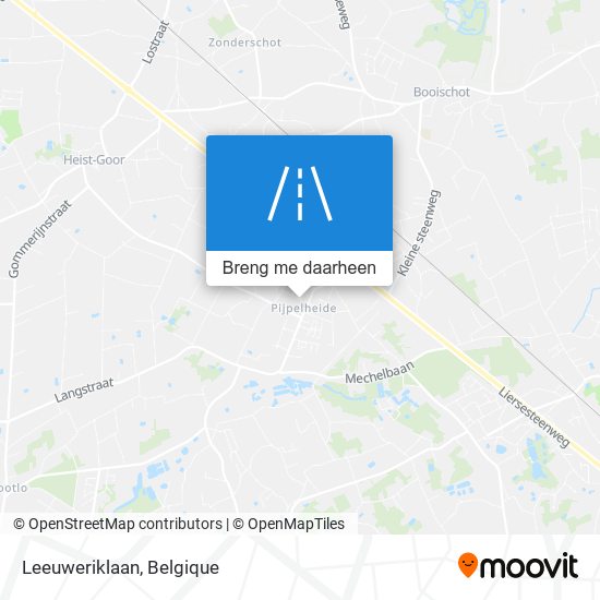 Leeuweriklaan kaart