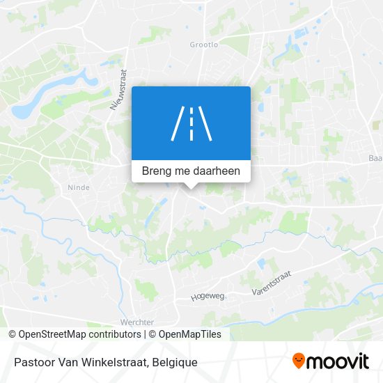 Pastoor Van Winkelstraat kaart