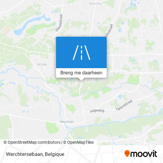 Werchtersebaan kaart