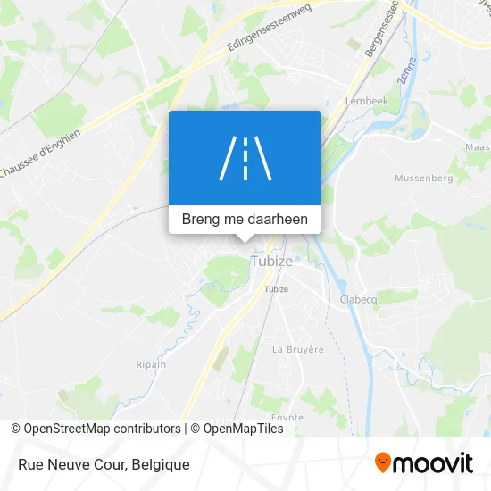 Rue Neuve Cour kaart