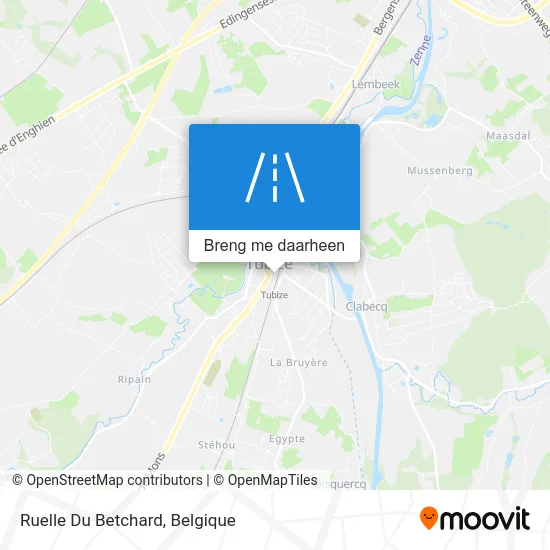 Ruelle Du Betchard kaart