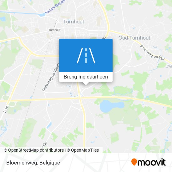 Bloemenweg kaart