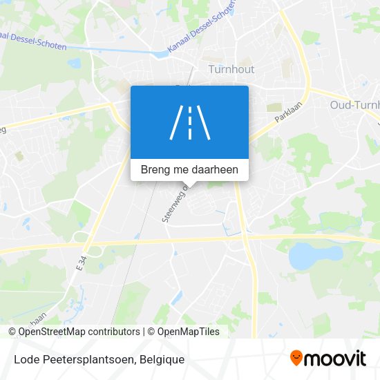 Lode Peetersplantsoen kaart