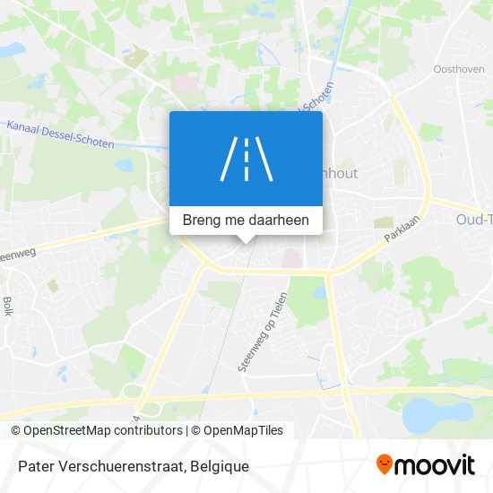 Pater Verschuerenstraat kaart