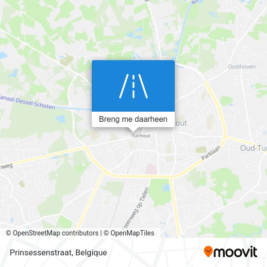 Prinsessenstraat kaart