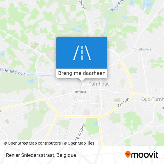 Renier Sniedersstraat kaart