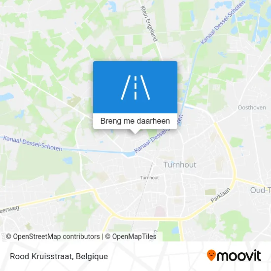 Rood Kruisstraat kaart