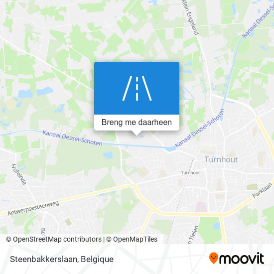 Steenbakkerslaan kaart