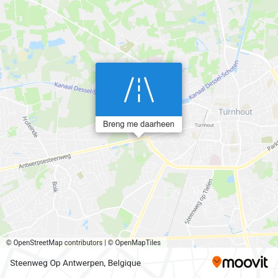Steenweg Op Antwerpen kaart